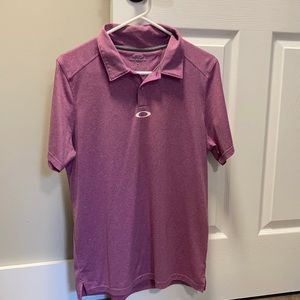 Men’s medium purple Oakley golf shirt